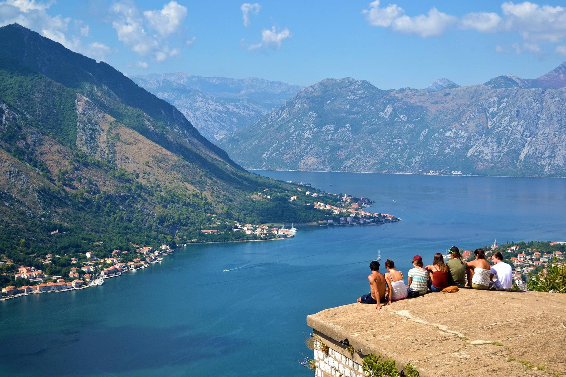 Coastal cliffs in Montenegro